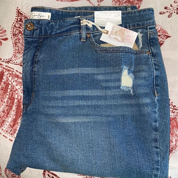 ❤️BRAND NEW! Jessica Simpson Plus Adored High Rise Ankle Jeans - Picture 5 of 10